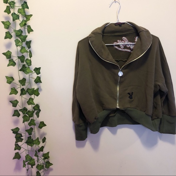 ULTRA RARE ORIGINAL PLAYBOY VARSITY JACKET SWEATER - Picture 3 of 8